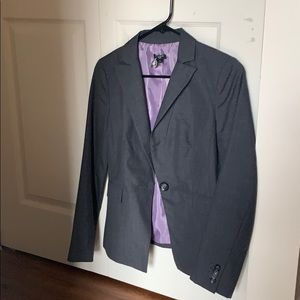 Ann Taylor dark grey blazer